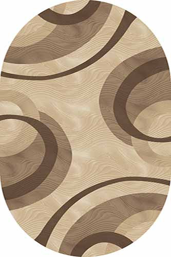 Овальный ковер MEGA carving 4783 BEIGE Российский ковер МЕГА КАРВИНГ фабрики Меринос 4783 BEIGE Цена указана за 1 квадратный метр