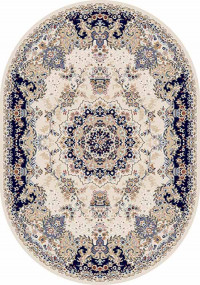 Овальный ковер SHAHREZA D211 CREAM-NAVY