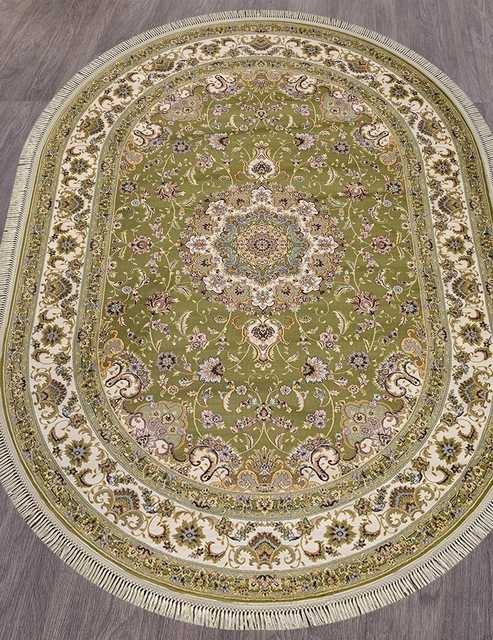 Ковёр ARAVIA-D158-GREEN-OVAL Российский Ковёр Аравия.Цена указана за 1 кв/метр.