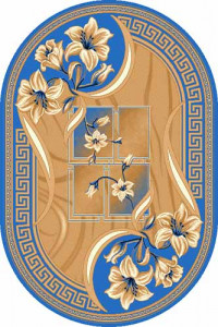 Овальный ковер LAGUNA D187 NAVY