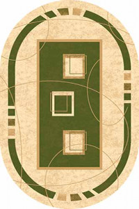 Овальный ковер KAMEA carving 5271 GREEN