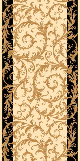 Ковровая дорожка OLYMPOS D156 CREAM-BLACK Российский ковер ОЛИМПОС фабрики Меринос D156 CREAM-BLACK Цена указана за 1 квадратный метр