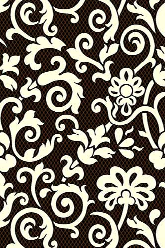 Прямоугольный ковер SUNRISE V824 BLACK-CREAM Российский ковер САНРАЙЗ фабрики Меринос V824 BLACK-CREAM Цена указана за 1 квадратный метр