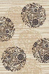 Прямоугольный ковер VALENCIA DELUXE D303 CREAM-BROWN