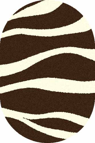 Овальный ковер COMFORT SHAGGY S613 BROWN Российский ковер КОМФОРТ ШАГГИ фабрики Меринос S613 BROWN Цена указана за 1 квадратный метр