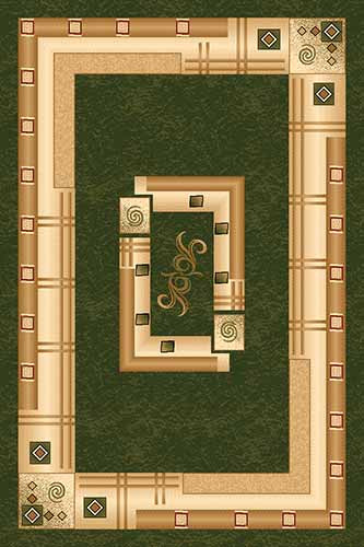 Прямоугольный ковер DA VINCI 5263 GREEN Российский ковер DA VINCI фабрики Меринос 5263 GREEN Цена указана за 1 квадратный метр