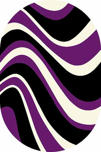 Овальный ковер VISION DELUXE carving V802 BLACK-VIOLET Российский ковер ВИЖН ДЕЛЮКС фабрики Меринос V802 BLACK-VIOLET Цена указана за 1 квадратный метр