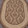 Ковёр VEGAS-S001-BEIGE-BROWN-OVAL