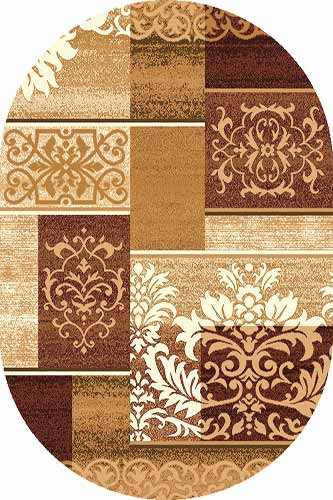 Овальный ковер LAGUNA D216 BEIGE Российский ковер ЛАГУНА фабрики Меринос D216 BEIGE Цена указана за 1 квадратный метр