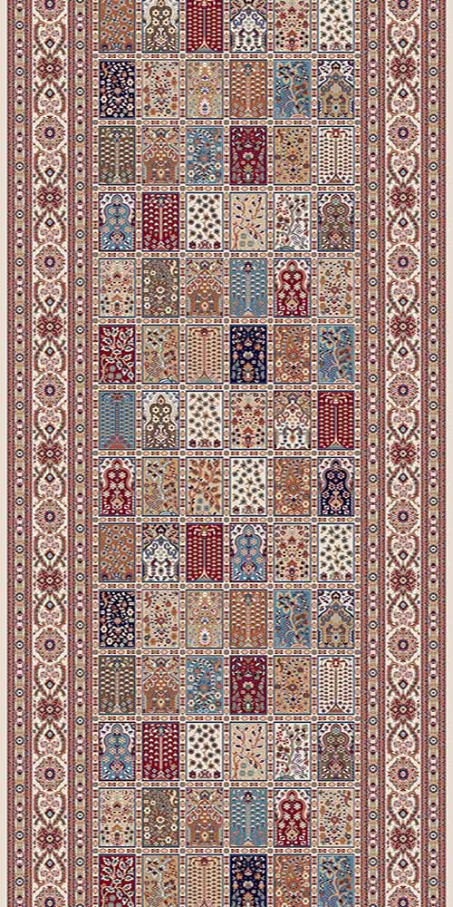 Ковровая дорожка SHAHREZA D204 CREAM Российский ковер ШАХРЕЗА фабрики Меринос D204 CREAM Цена указана за 1 квадратный метр