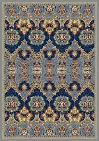 Прямоугольный ковер BUHARA D435 BLUE Российский ковер БУХАРА фабрики Меринос P035 RED Цена указана за 1 квадратный метр
