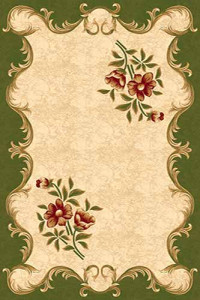 Прямоугольный ковер KAMEA carving 5277 GREEN