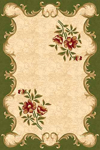 Прямоугольный ковер KAMEA carving 5277 GREEN Российский ковер Камея Карвинг фабрики Меринос 5277 GREEN Цена указана за 1 квадратный метр