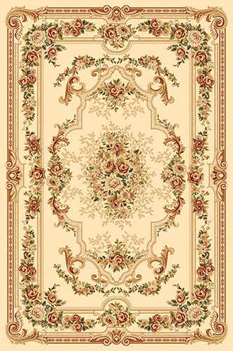 Прямоугольный ковер VALENCIA DELUXE 4015 CREAM Российский ковер ВАЛЕНСИЯ ДЕЛЮКС фабрики Меринос 4015 CREAM Цена указана за 1 квадратный метр