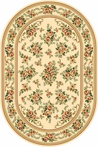 Овальный ковер VALENCIA DELUXE D241 CREAM Российский ковер ВАЛЕНСИЯ ДЕЛЮКС фабрики Меринос D241 CREAM Цена указана за 1 квадратный метр
