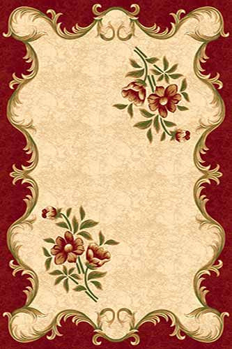 Прямоугольный ковер KAMEA carving 5277 RED Российский ковер Камея Карвинг фабрики Меринос 5277 RED Цена указана за 1 квадратный метр