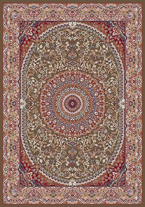 Прямоугольный ковер SHAHREZA D205 BROWN Российский ковер ШАХРЕЗА фабрики Меринос D205 BROWN Цена указана за 1 квадратный метр