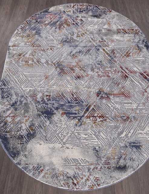 Турецкий ковер MARDAN-5040A-COKEN-D-GREY-BLUE-OVAL Восточные ковры MARDANЦена указана за квадратный метр