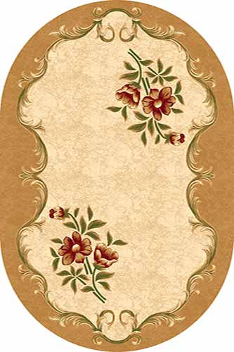 Овальный ковер KAMEA carving 5277 YELLOW Российский ковер Камея Карвинг фабрики Меринос 5277 YELLOW Цена указана за 1 квадратный метр