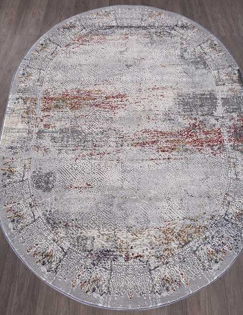 Турецкий ковер MARDAN-5044A-COKEN-D-GREY-BLUE-OVAL Восточные ковры MARDANЦена указана за квадратный метр