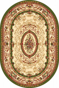 Овальный ковер VALENCIA DELUXE W490 GREEN