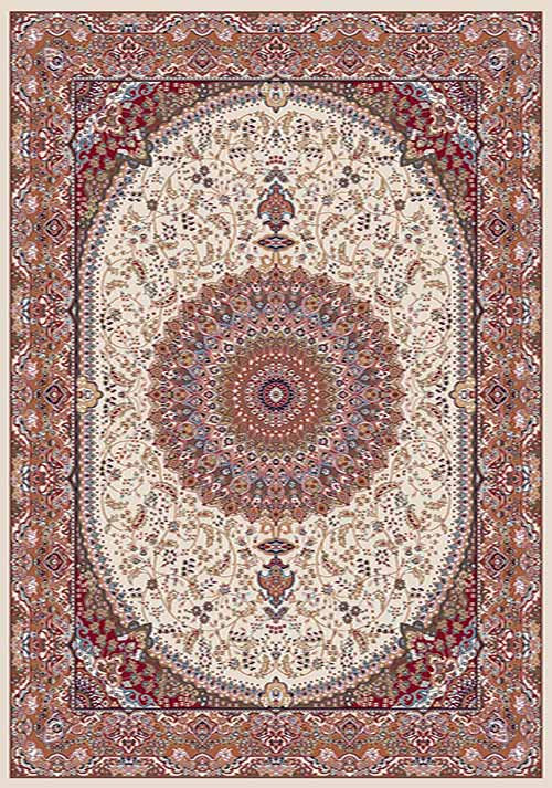 Прямоугольный ковер SHAHREZA D205 CREAM-TERRA Российский ковер ШАХРЕЗА фабрики Меринос D205 CREAM-TERRA Цена указана за 1 квадратный метр