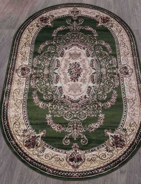 Ковёр COLIZEY-D058-GREEN-OVAL Российский Ковёр Колизей.Цена указана за 1 кв/метр.