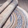 Турецкий ковер REGINA-O0274-030-BLUE-OVAL