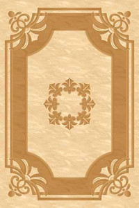 Прямоугольный ковер KAMEA carving 5333 CREAM-YELLOW