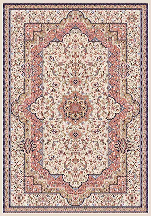 Прямоугольный ковер MASHHAD D208 CREAM-PINK Российский ковер МАШХАД фабрики Меринос D208 CREAM-PINK Цена указана за 1 квадратный метр