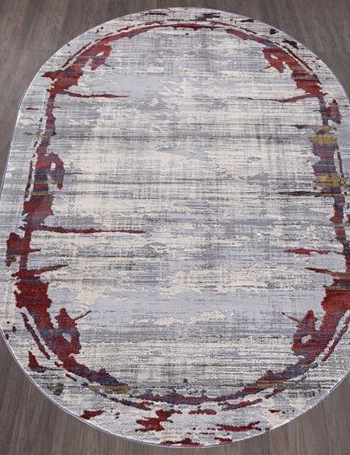 Турецкий ковер MARDAN-5047A-COKEN-D-GREY-BLUE-OVAL Восточные ковры MARDANЦена указана за квадратный метр