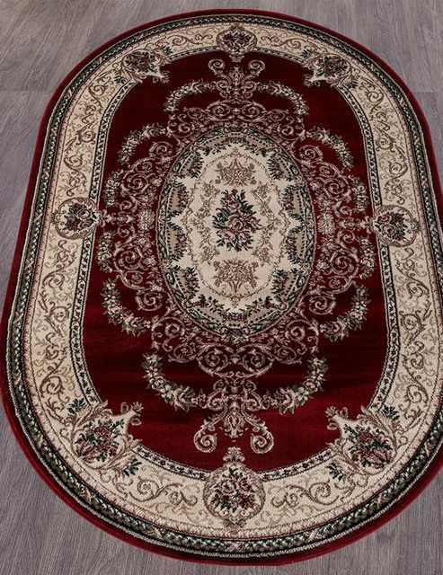 Ковёр COLIZEY-D058-RED-OVAL Российский Ковёр Колизей.Цена указана за 1 кв/метр.