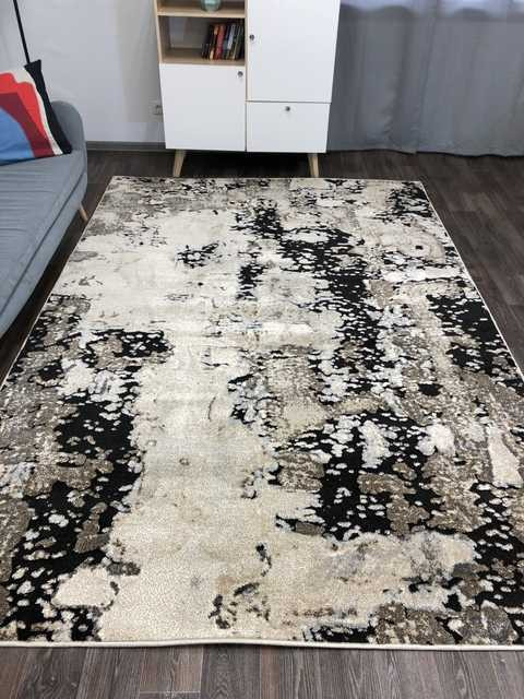 Ковёр IBIZA-4086-BEIGE-BLACK-STAN Российский Ковёр Ибица Цена указана за 1 кв/метр.