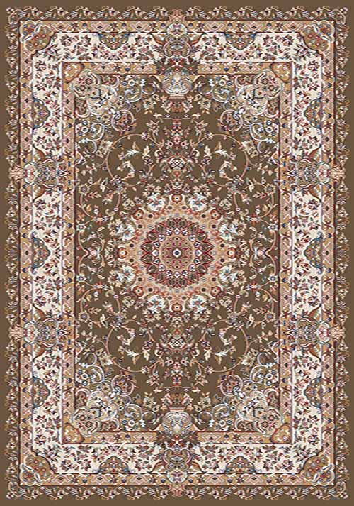 Прямоугольный ковер SHAHREZA D206 BROWN Российский ковер ШАХРЕЗА фабрики Меринос D206 BROWN Цена указана за 1 квадратный метр