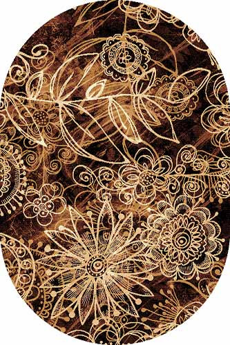 Овальный ковер LAGUNA D354 BROWN Российский ковер ЛАГУНА фабрики Меринос D354 BROWN Цена указана за 1 квадратный метр