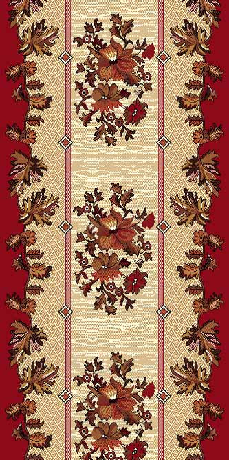 Ковровая дорожка LAGUNA LSK5 RED Российский ковер ЛАГУНА фабрики Меринос LSK5 RED Цена указана за 1 квадратный метр