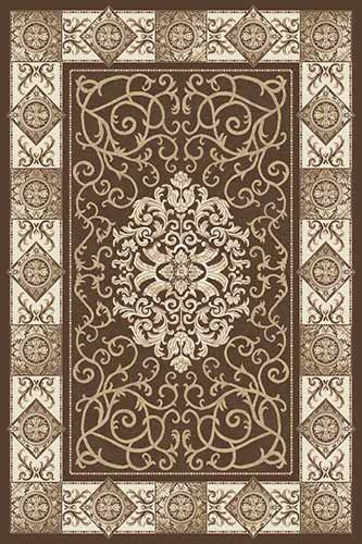 Прямоугольный ковер VALENCIA DELUXE D316 BROWN Российский ковер ВАЛЕНСИЯ ДЕЛЮКС фабрики Меринос D316 BROWN Цена указана за 1 квадратный метр