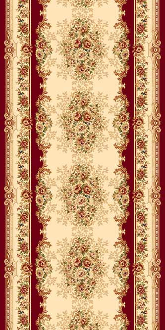 Ковровая VALENCIA DELUXE 4015 RED Российский ковер ВАЛЕНСИЯ ДЕЛЮКС фабрики Меринос 4015 RED Цена указана за 1 квадратный метр