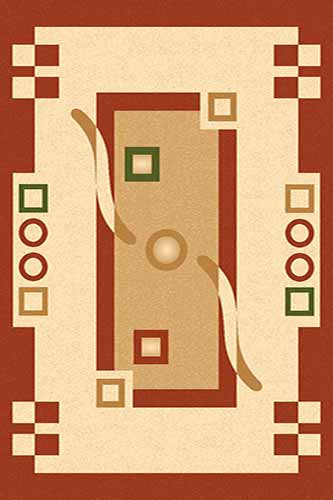Прямоугольный ковер KAMEA carving 5462 TERRA Российский ковер Камея Карвинг фабрики Меринос 5462 TERRA Цена указана за 1 квадратный метр