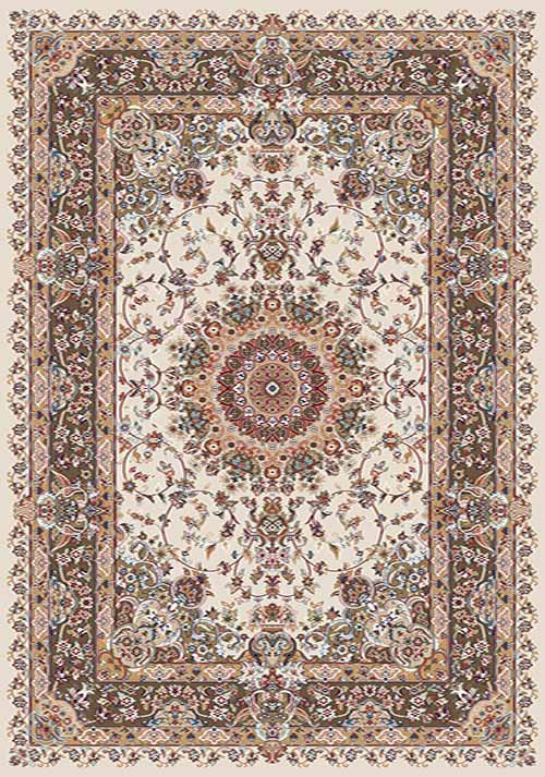 Прямоугольный ковер SHAHREZA D206 CREAM-BROWN Российский ковер ШАХРЕЗА фабрики Меринос D206 CREAM-BROWN Цена указана за 1 квадратный метр
