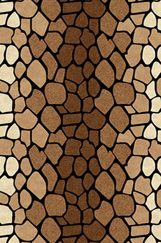Прямоугольный ковер SUNRISE D046 BROWN Российский ковер САНРАЙЗ фабрики Меринос D046 BROWN Цена указана за 1 квадратный метр