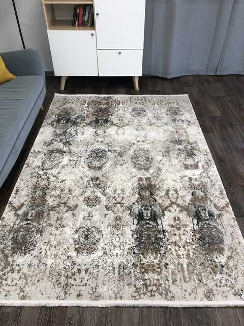 Турецкий ковер DOKU-9354B-GREY-BROWN-STAN Восточные ковры DOKUЦена указана за квадратный метр