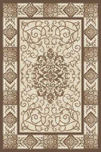 Прямоугольный ковер VALENCIA DELUXE D316 CREAM-BROWN