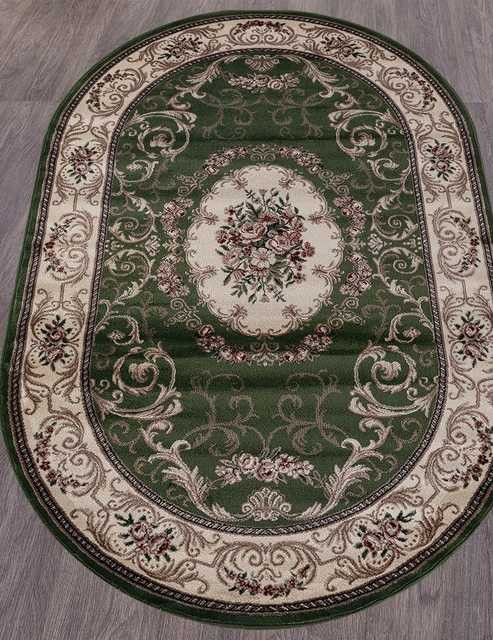 Ковёр COLIZEY-D066-GREEN-OVAL Российский Ковёр Колизей.Цена указана за 1 кв/метр.