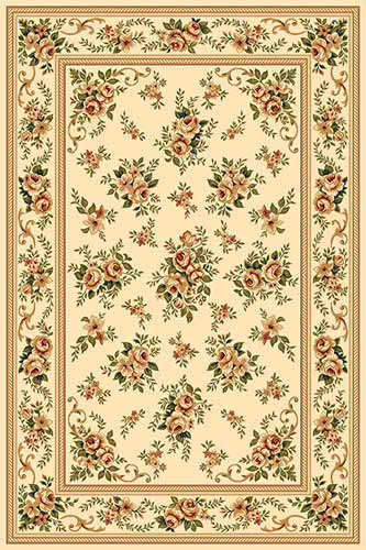 Прямоугольный ковер VALENCIA DELUXE D241 CREAM Российский ковер ВАЛЕНСИЯ ДЕЛЮКС фабрики Меринос D241 CREAM Цена указана за 1 квадратный метр