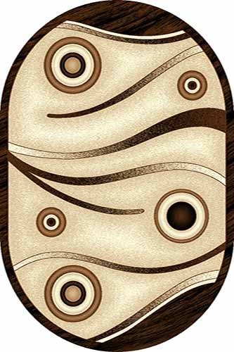 Овальный ковер SUNRISE D050 BEIGE Российский ковер САНРАЙЗ фабрики Меринос D050 BEIGE Цена указана за 1 квадратный метр