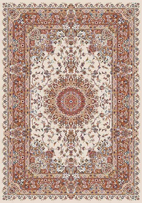 Прямоугольный ковер SHAHREZA D206 CREAM-TERRA Российский ковер ШАХРЕЗА фабрики Меринос D206 CREAM-TERRA Цена указана за 1 квадратный метр