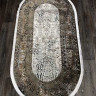 Турецкий ковер DOKU-9365B-GREY-BROWN-OVAL