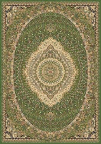 Прямоугольный ковер BUHARA D426 GREEN Российский ковер БУХАРА фабрики Меринос P035 RED Цена указана за 1 квадратный метр