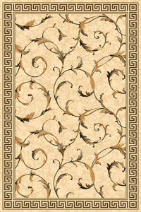 Прямоугольный ковер OLYMPOS D343 CREAM-BLACK